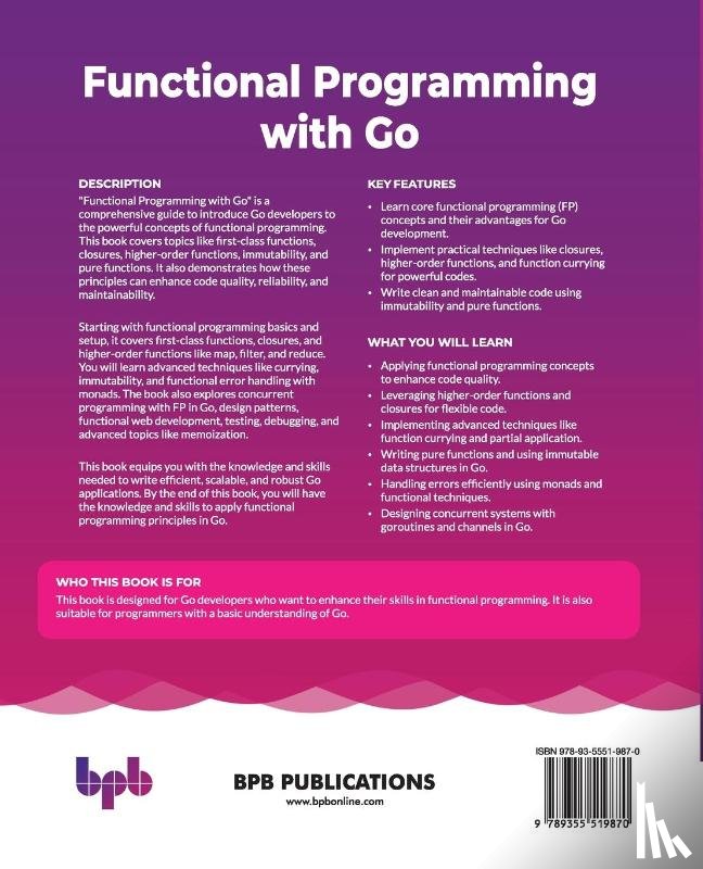 Pal Singh, Amrit - Functional Programming with Go