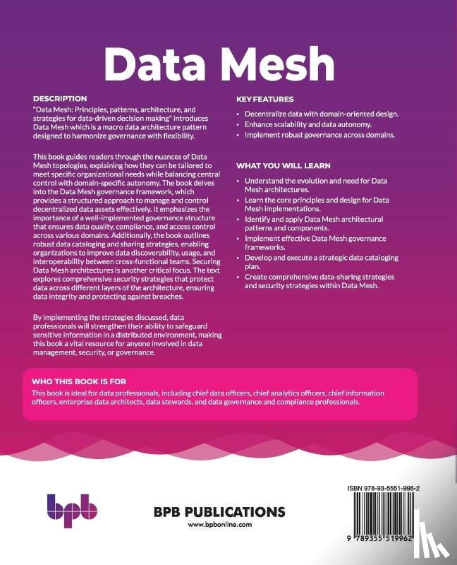 Menon, Pradeep - Data Mesh