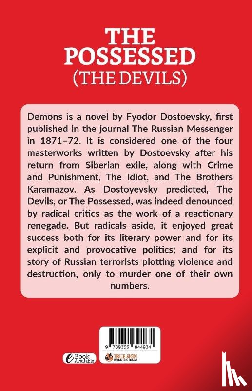 Dostoevsky, Fyodor - The Possessed