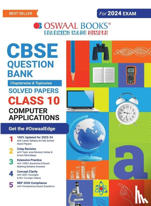 Oswaal Editorial Board - Oswaal CBSE Class 10 Computer Application Question Bank (2024 Exam)