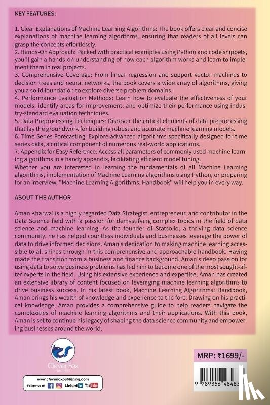 Kharwal, Aman - Machine Learning Algorithms