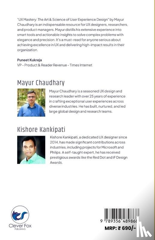 Chaudhary, Mayur, Kankipati, Kishore - UX Mastery