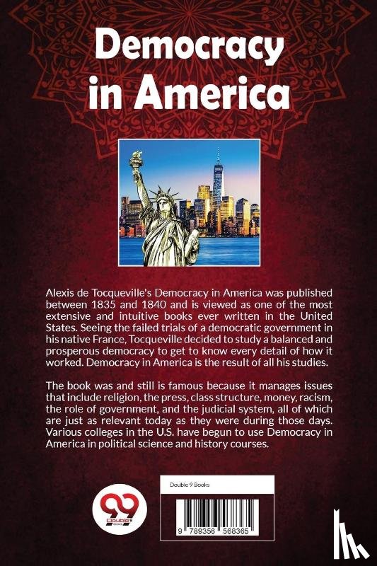 Tocqueville, Alexis De - Democracy In America