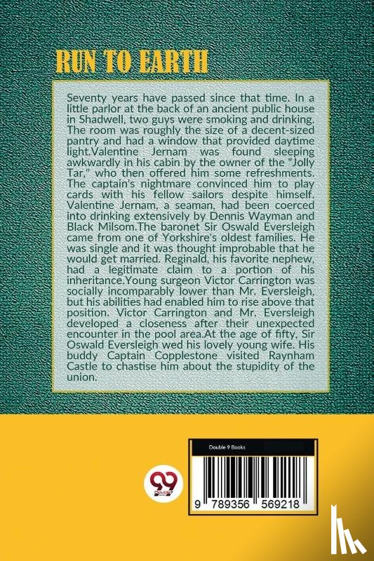 M.E.Braddon - Run to Earth