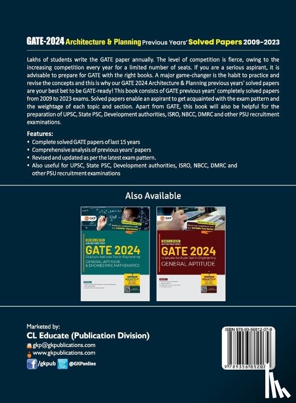 Gkp - GATE 2024 Architecture & Planning - Previous Years Solved Papers 2009-2023