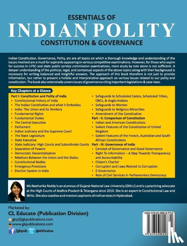 Reddy, Neeharika - Essentials of Indian Polity