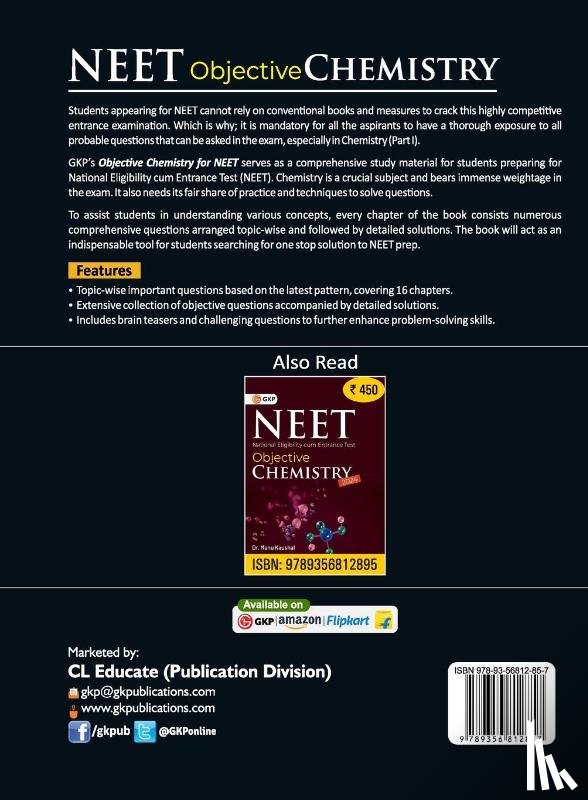 Kaushal, Manu - NEET 2023 : Objective Chemistry Part I