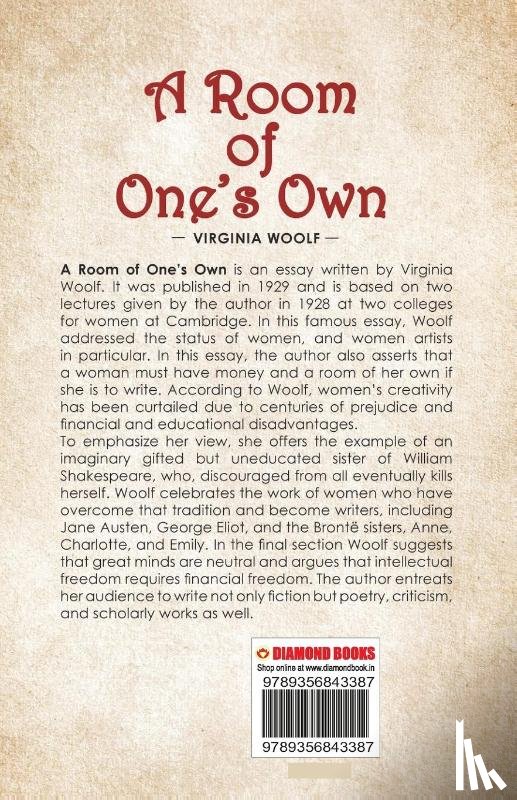 Woolf, Virginia - A Room of One's Own