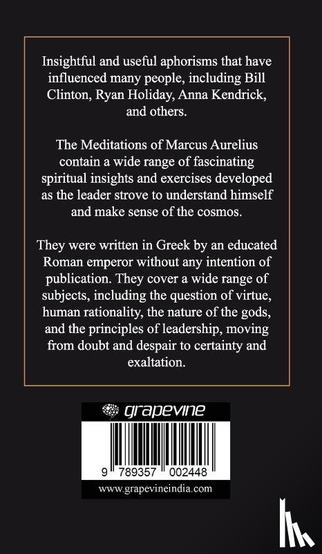 Aurelius, Marcus - The Meditations of Marcus Aurelius