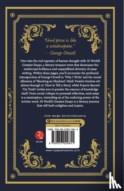 Rupa Publications India - 50 World's Greatest Essays