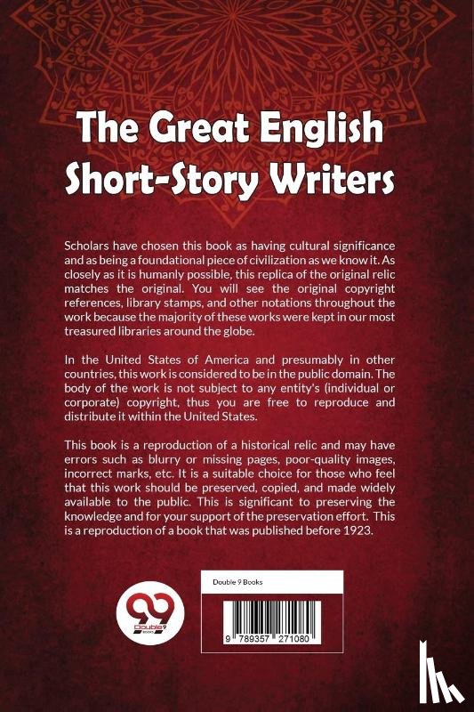 J.Dawson, William, Dawson, Coningsby W. - The Great English Short-Story Writers