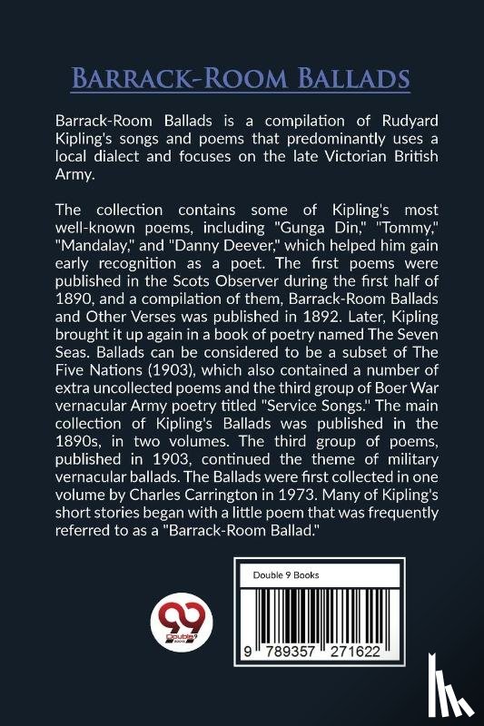 Kipling, Rudyard - Barrack-Room Ballad