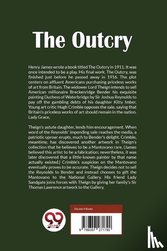 James, Henry - The Outcry