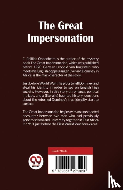 Oppenheim, E. Phillips - The Great Impersonation