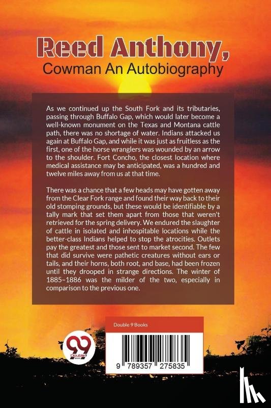 Adams, Andy - Reed Anthony, Cowman