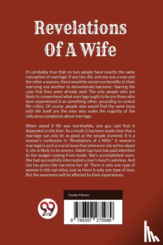 Garrison, Adele - Revelations of a Wife
