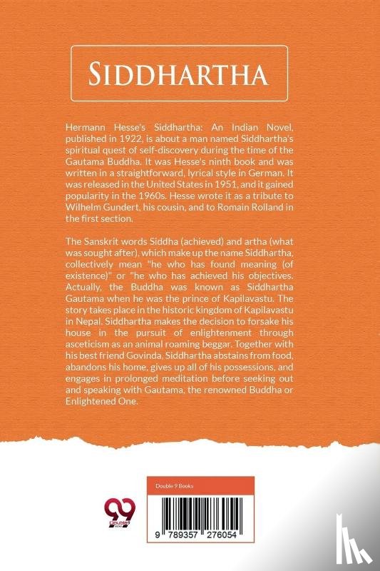 Hesse, Hermann - Siddhartha an Indian Tale