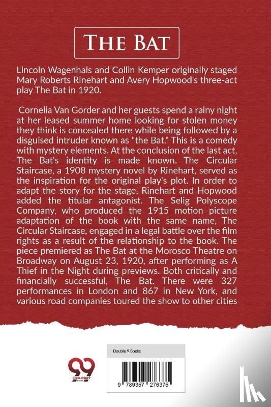 Hopwood, Avery, Rinehart, Mary Roberts - The Bat