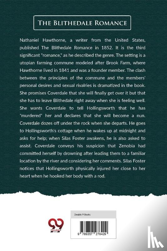 Hawthorne, Nathaniel - The Blithedale Romance