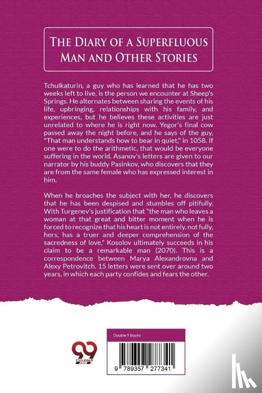 Turgenev, Ivan Sergeevich - The Diary of a Superfluous Man and Other Stories
