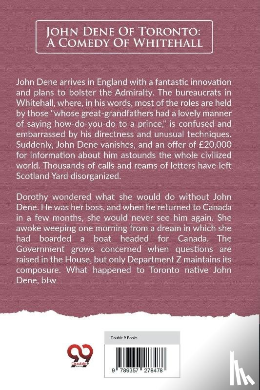 Jenkins, Herbert George - John Dene of Toronto