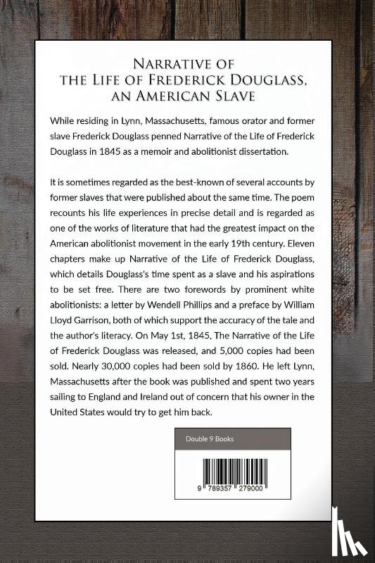 Douglass, Frederick - Narrative of the Life of Frederick Douglass, an American Slave