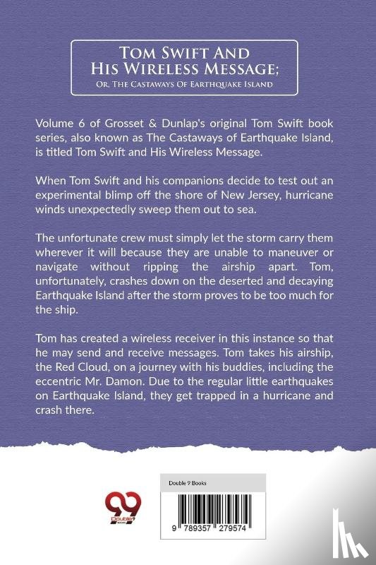 Appleton, Victor - Tom Swift And His Wireless Message; Or, The Castaways Of Earthquake Island