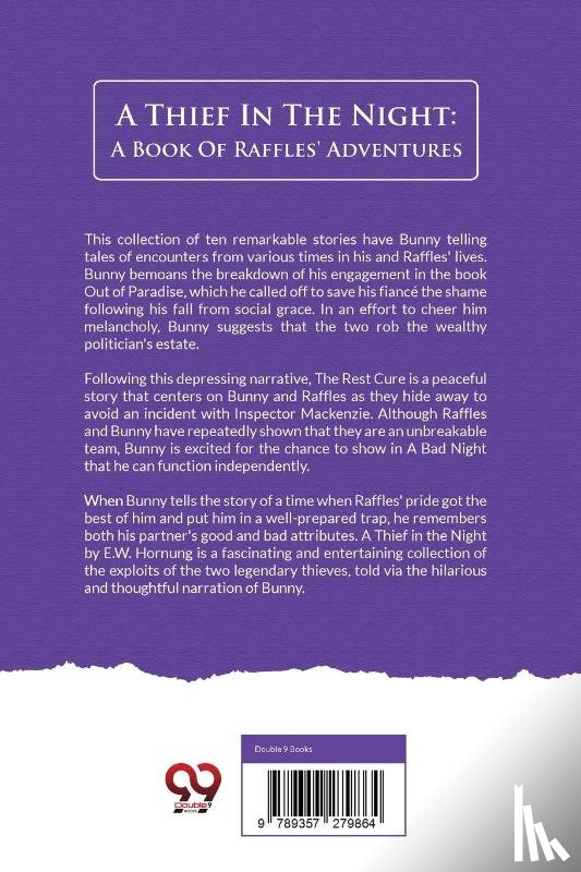 Hornung, E. W. - A Thief In The Night: A Book Of Raffles' Adventures