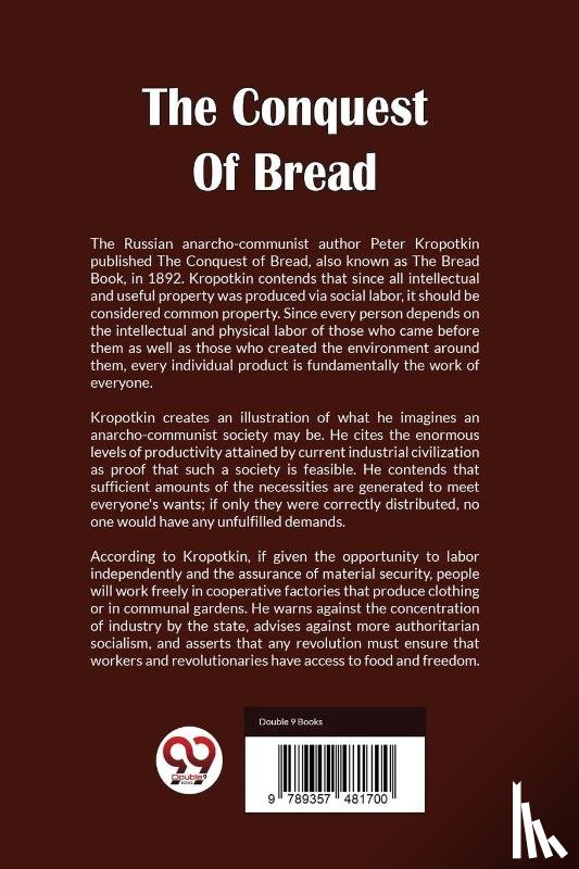 Kropotkin, Peter - The Conquest Of Bread