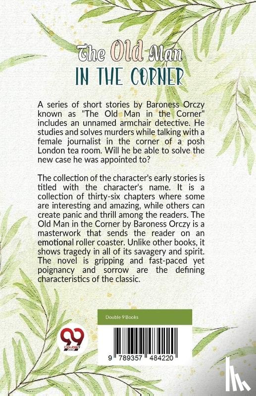 Orczy, Emma - The Old Man in the Corner