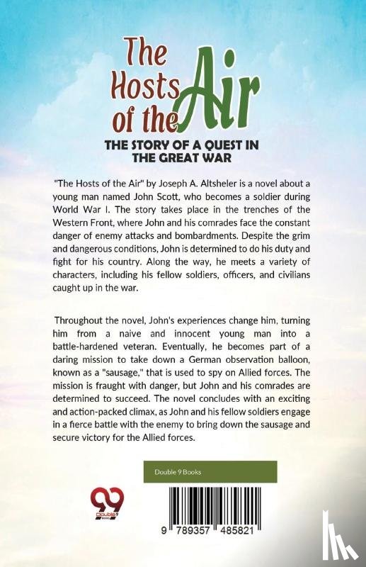 Altsheler, Joseph A. - The Hosts Of The Air THE STORY OF A QUEST IN THE GREAT WAR