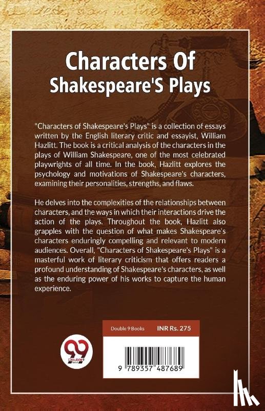 Hazlitt, William - Characters of Shakespeare's Plays