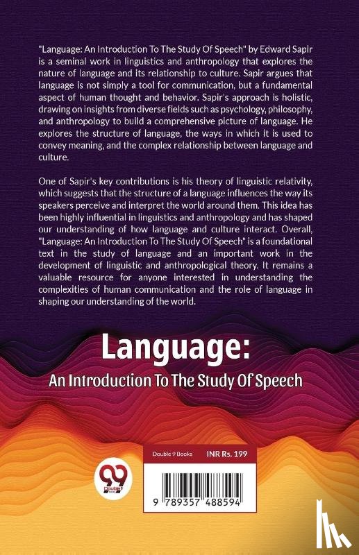 Sapir, Edward - Language