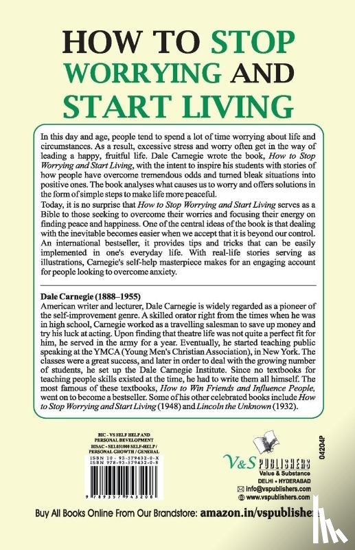 Carnegie, Dale - How To Stop Worrying And Start Living