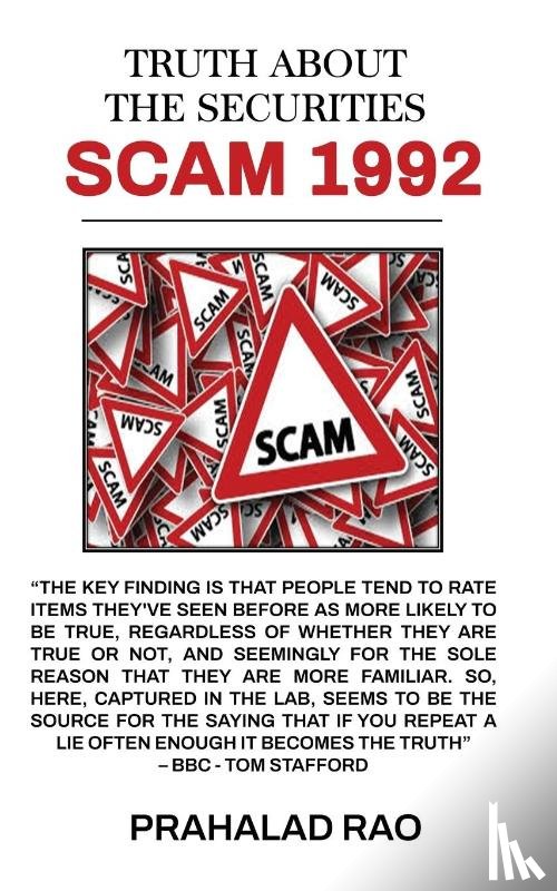 Rao, Prahalad Ra - TRUTH ABOUT THE SECURITIES SCAM 1992