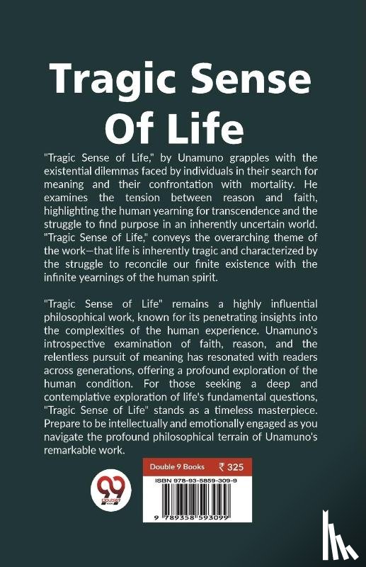 Unamuno, Miguel De - Tragic Sense Of Life