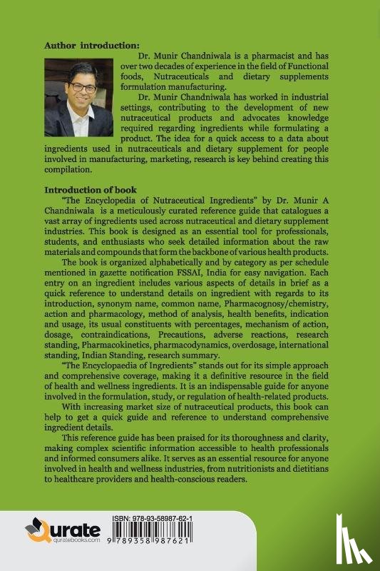Chandniwala, Munir A - The Encyclopedia of Nutraceutical Ingredients