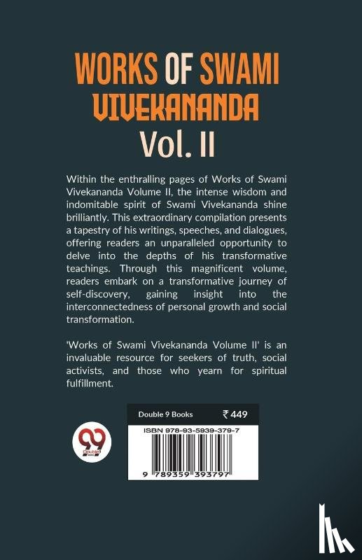 Vivekananda, Swami - Works Of Swami Vivekananda Vol.II