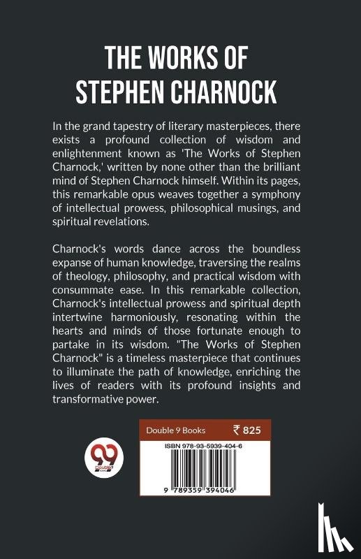 Charnock, Stephen - The Works Of Stephen Charnock
