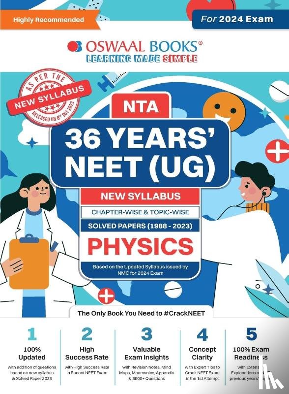 Oswaal Editorial Board - Oswaal NEET (UG) 36 Years Chapter-wise Topic-wise Solved Papers Physics For 2024 Exams ( New Edition)
