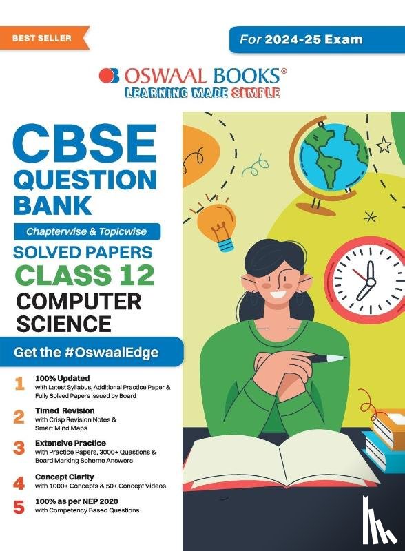 Oswaal Editorial Board - Oswaal CBSE Question Bank Class 12 Computer Science, Chapterwise and Topicwise Solved Papers For Board Exams 2025