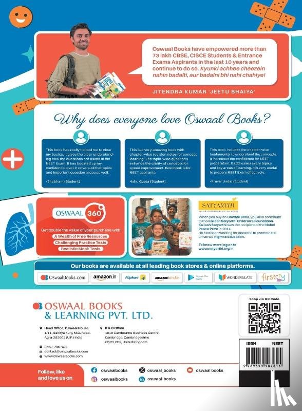 Oswaal Editorial Board - Oswaal NEET (UG) 36 Years Chapter-wise Topic-wise Solved Papers Chemistry For 2024 Exams ( New Edition)