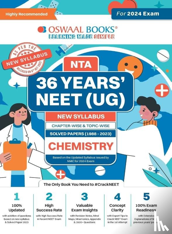 Oswaal Editorial Board - Oswaal NEET (UG) 36 Years Chapter-wise Topic-wise Solved Papers Chemistry For 2024 Exams ( New Edition)