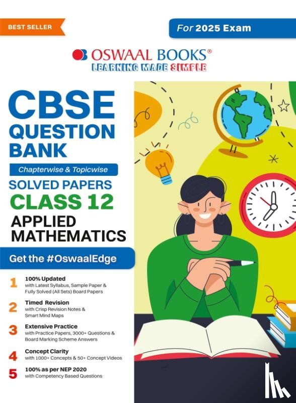 Oswaal Editorial Board - Oswaal CBSE Question Bank Class 12 Applied Mathematics, Chapterwise and Topicwise Solved Papers For Board Exams 2025