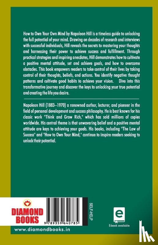 Hill, Napoleon - How to Own Your Own Mind