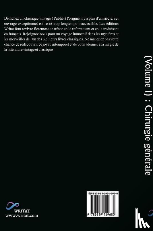 Miles, Alexander, Thomson, Alexis - Manuel de chirurgie (Volume I)