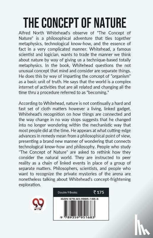 North Whitehead Alfred - The Concept of NATURE
