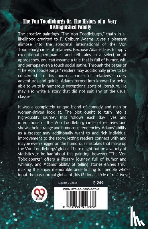 Colburn Adams, F - The Von Toodleburgs Or, The History of a Very Distinguished Family