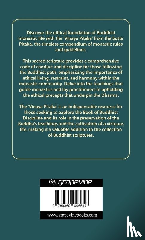 Bodhi Path Press - Vinaya Pitaka