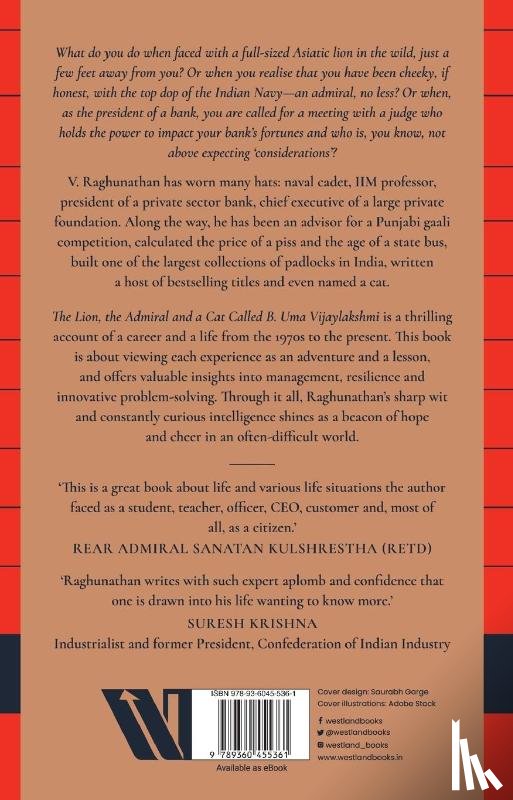 Raghunathan, V. - The Lion, the Admiral and a Cat Called B. Uma Vijaylakshmi